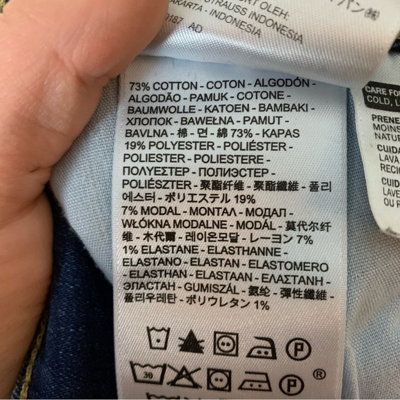 [Levi's] Mid Rise Blue Denim 815 Curvy Bootcut Jeans Classic Casual - Picture 6 of 10